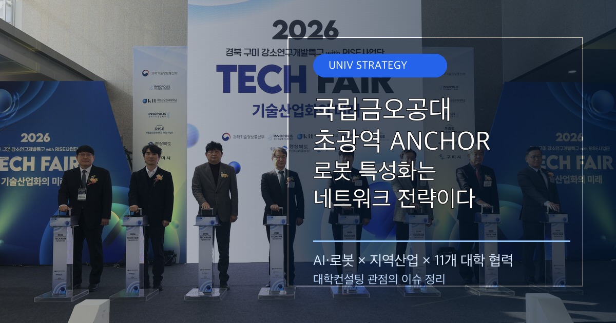 국립금오공대 초광역 ANCHOR 협약과 AI 로봇 특성화 전략 SEO 커버 이미지